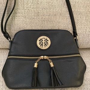 Rebecca & Rifka Black Crossbody Bag
